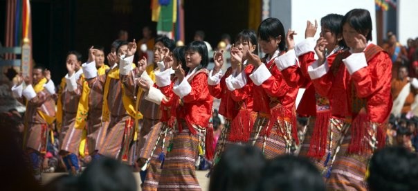 Folk dance of Bhutan